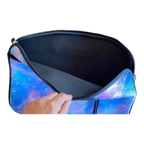 Laptop Bag Protector W. Handles Side Pocket Size 15.4 Starry Sky Laptop Case - Picture 3 of 7